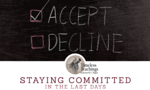 Word of Faith - Staying Committed In The Last Days