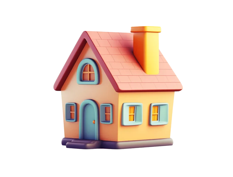 cartoon house